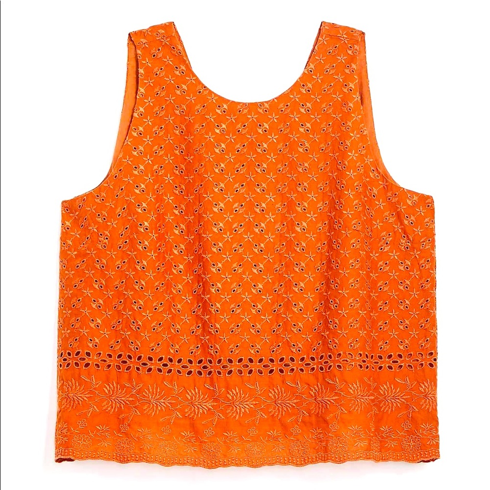 NWT LOFT Plus Eyelet V-Back Shell